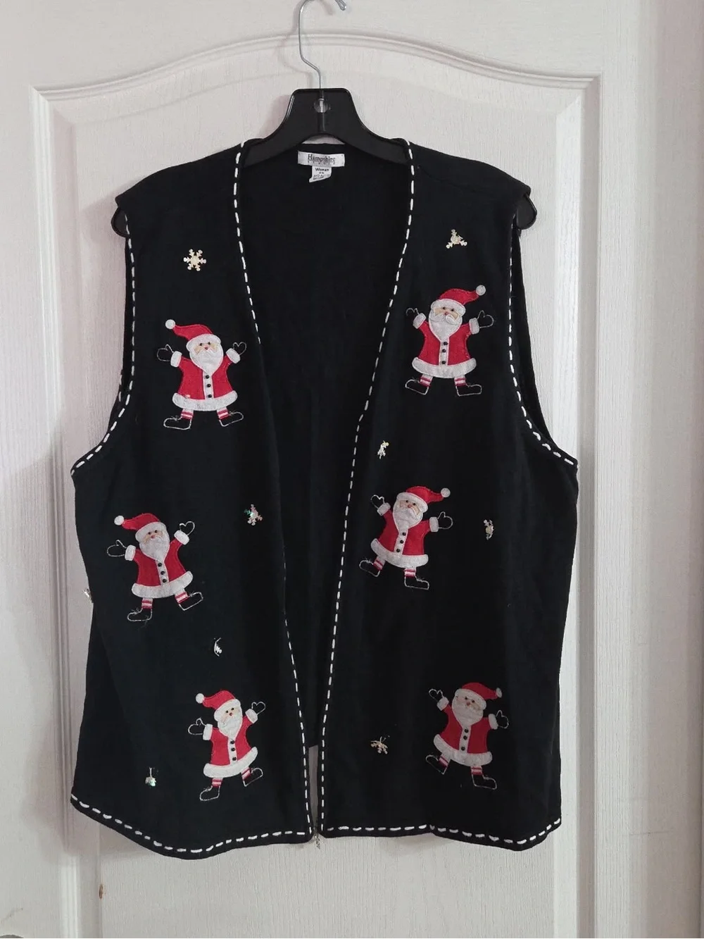 Hampshire Women’s Christmas Sweater Vest Sz 2X. JY-247 - Picture 1 of 3